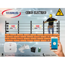 Kit de cerco eléctrico  ( control desde el celular)