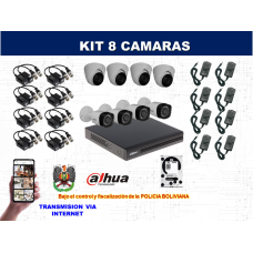 Kit de 8 cámaras 2MP-FULL HD